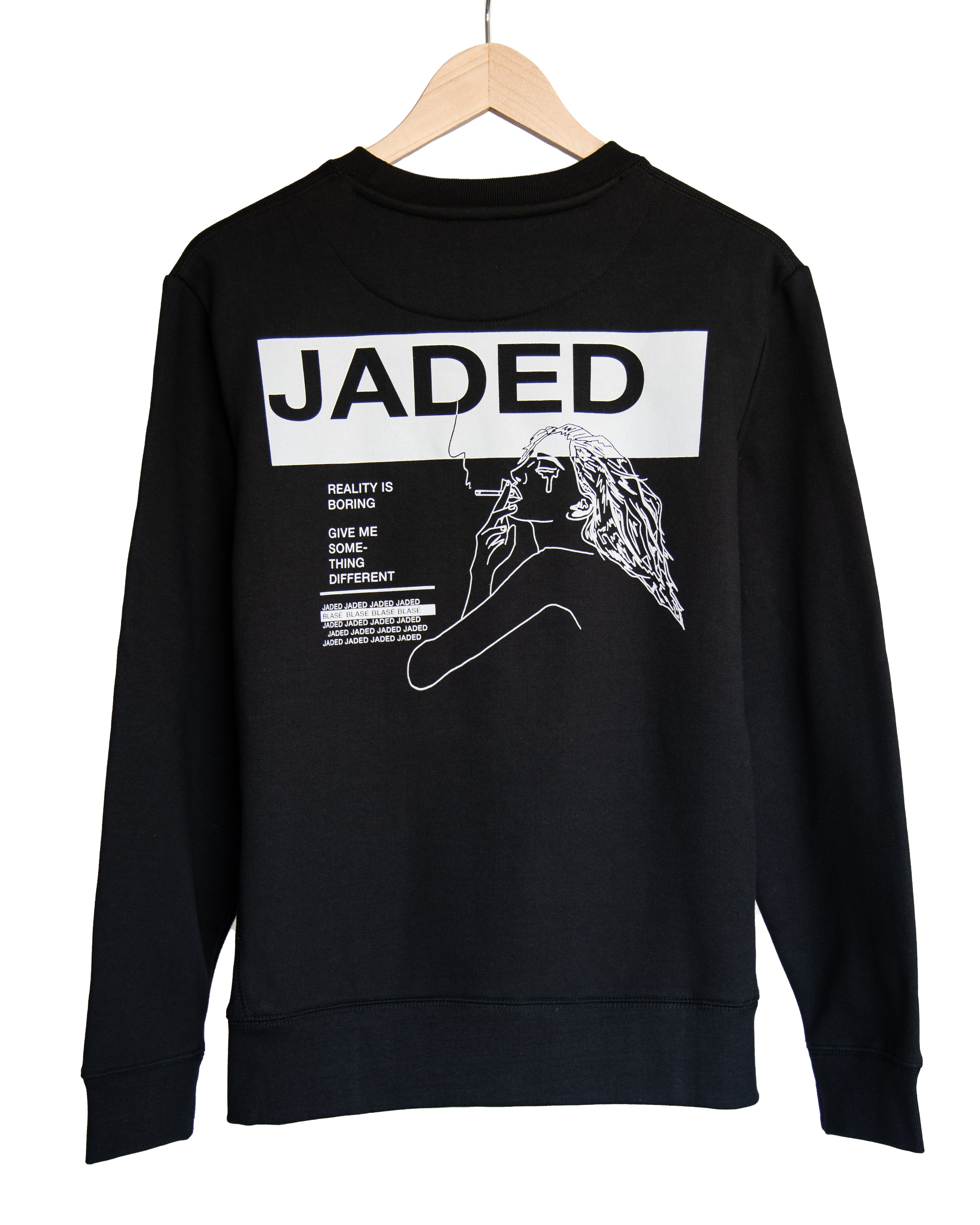 Jaded // Organic Crewneck // Black